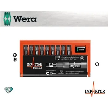 Bit sada bitů WERA 8755-9/IMP DC Impaktor Bit-Check, 9+1+1ks
