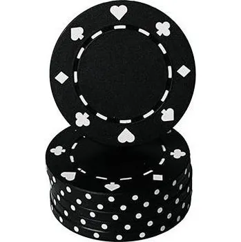 Pokerový žeton Pokr žeton MAN 11,5g černý