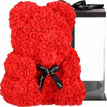 Gadget Springos Rose Bear medvídek z růží 40 cm