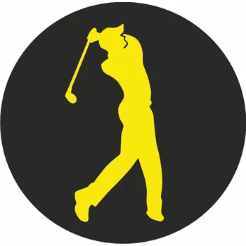 ON-DESIGN Potisk GOLFISTA Barva: fluorescenční žlutá, Velikost motivu: A4