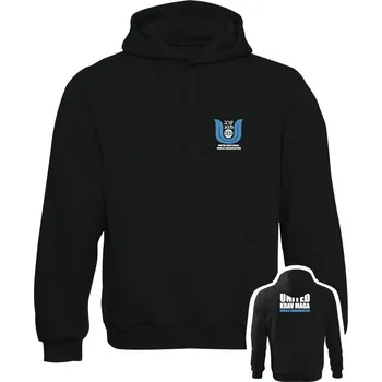 Pánská mikina Mikina s kapucí United Krav Maga - černá