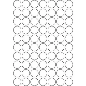 Speciální papír Etikety PRINT kruh průměr 25 mm bílé (100xA4)
