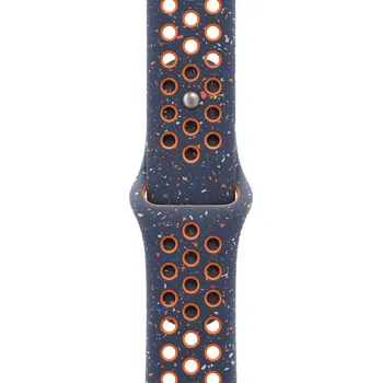 Mobilní telefon Řemínek Apple Watch 41mm blue flame sportovní řemínek Nike - S/M