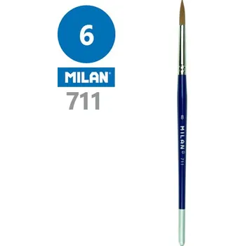 Umělecký štětec Milan Štětec kulatý MILAN Fine Selection č. 6 - 711 451920