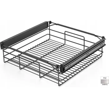 Odpadkový koš Nomet Výsuvný koš YANA 150 mm Antracit / Ložiskové výsuvy s tlumením 150 mm 450 - 600 mm