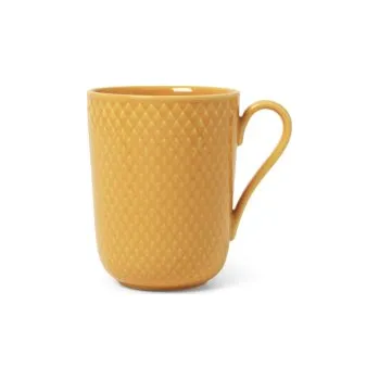Porcelánový hrnek Rhombe Yellow 330 ml