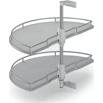 Kuchyňská skříňka Inoxa Industrie Karusel 180° Inoxa ELLITE 4301BE / Bílá Univerzální osazení 400 mm