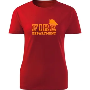 Dámské tričko Dámské tričko FIRE Department - červená