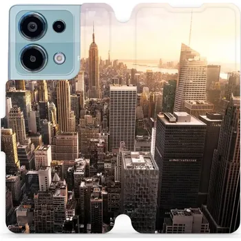 Pouzdro na mobilní telefon Flipové pouzdro Mobiwear - Xiaomi Redmi Note 13 Pro 4G / Poco M6 Pro 4G - M138P New York (Knížkové flip pouzdro, obal, kryt na mobil Xiaomi Redmi Note 13 Pro 4G / Poco M6 Pro 4G - M138P New York, materiál Umělá kůže + TPU - ochrana 360°, stojánek,)