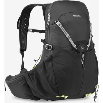 Sportovní taška QUECHUA Turistický ultralehký batoh FH 500 17 l ČERNÁ
