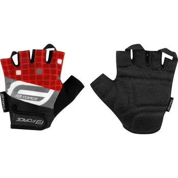 Chránič rukou rukavice FORCE SQUARE, červené Velikost: XXL