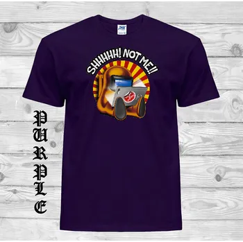 Chlapecké tričko detske-levne-bavlnene-tricko-potisk-Among-Us Barva: Purple - purpurová, velikost: 164