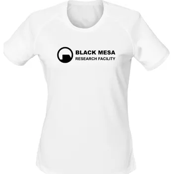 Dámské tričko Dámské funkční tričko Black Mesa Research Facility Line - bílá