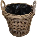 Axin Trading s.r.o. Ratanový košík s uchy ratan kubu