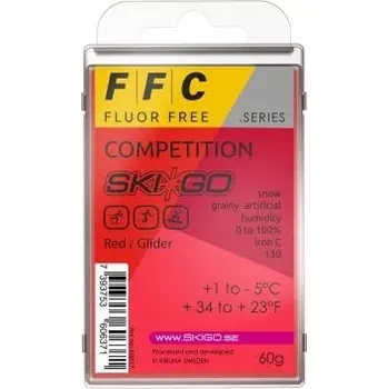 Lyžařský vosk SKIGO FFC GLIDER Red 60 g