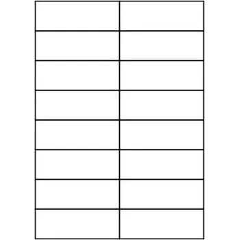 Samolepící etiketa Etikety PRINT 96,5x33,8 mm bílé (100xA4)