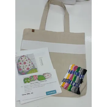 Sada na tvoření - vyšívaná taška