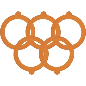 Zavařovací pomůcka Tragar Těsnící guma na patentní sklenice 75-96 mm červená 5 ks