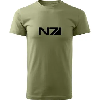 Tričko N7 - olivová