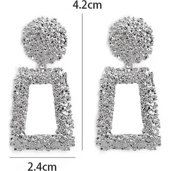 Náušnice Elegantní dámské visací náušnice - e262yin