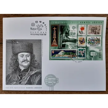 Poštovní známka Maďarsko FDC aršík Bl471A J.B.Vertel,r.2022