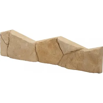 Obklad Stegu Sádrový obklad, ZE SÁDRY, NANGA 1 START, světle hnědá, 440 x 110 mm, tloušťka 12-30 mm, 0.59 m2