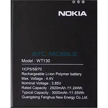 Baterie pro mobilní telefon Baterie Nokia WT130 3000 mAh mAh (Nokia 1.3) a zpět 37 Kč s ATC Clubem