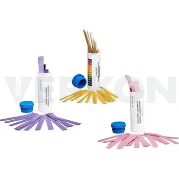 Diagnostický test Papírky indikátorové, Typ: Univerzální pH 0 až 12, Použití: Orientační stanovení pH v rozmezí 0 až 12, Balení [ks]: 100