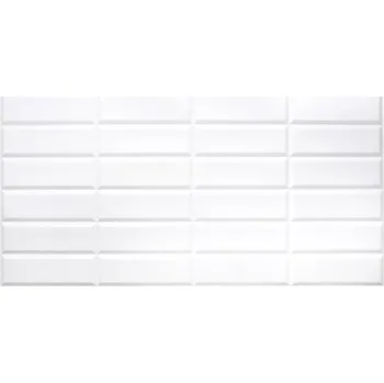 Obkladové panely 3D PVC TP10014036 obklad bílý Metrostyle