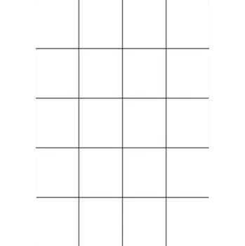 Samolepící etiketa Etikety PRINT 52,5x59,4 mm bílé lesklé 170 g/m2 (50xA4)