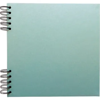 Scrap delux Album Delux světle modrá 22x22 černé listy