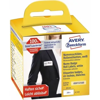 Samolepící etiketa Termoetikety jmenovky 89 x 41 mm, 200 ks (DYMO S0722560 (11356))