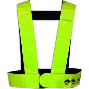 OZONE reflexní kšandy YELLOW