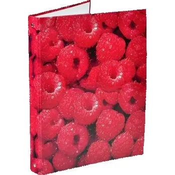 Pořadač A4 4kr. lamino maliny -