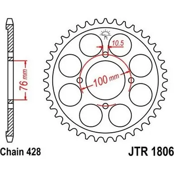 Motodíl Jt sprockets JTR 1806-56 Suzuki