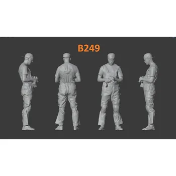 Příslušenství k autodráze Figurka, postavička mechanika B249