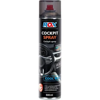 Čistič plastových dílů Čistič palubní desky Rox - Cool blue 600ml sprej