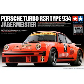 Plastikový model Tamiya Porsche Turbo RSR Type 934 Jägermeister 1:24