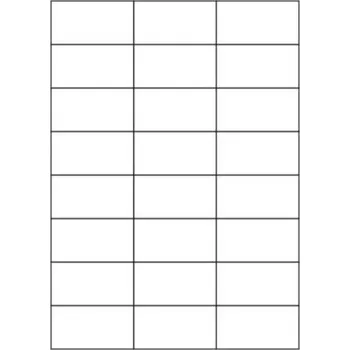 Speciální papír Etikety PRINT 64,6x33,8 mm barevné pastelové (100xA4)