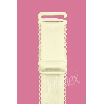 Těhotenské spodní prádlo Ramínka - páska, kov 18 bílá 18 mm