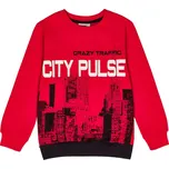 Chlapecká mikina - Winkiki WJB 92606, červená Barva: Červená, Velikost: 128