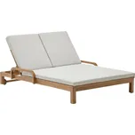 Dřevěné zahradní dvojlehátko Kave Home Sonsaura