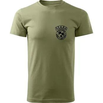 Pánské oblečení Tričko S.T.A.R.S. R.P.D. Small Badge - olivová