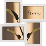 Hama plastová portrétová galerie VISBY, 4x 10x15 cm, bílá