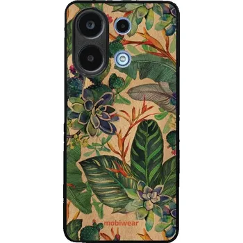 Pouzdro na mobilní telefon Lesklý kryt Mobiwear Glossy - Xiaomi Redmi Note 13 4G - G036G - Sukulenty (Prémiové lesklé pouzdro, obal, kryt Mobiwear Glossy na mobil Xiaomi Redmi Note 13 4G - G036G - Sukulenty, materiál Plast + TPU silikon - krytí po všech stranách, neošoupatelný)