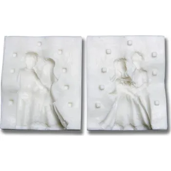 Nádoba na pečení Silikonnová forma - Svatba 3D -