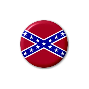 Placka vlajka Konfederace (jižanská) 25 mm