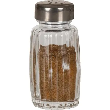 Dóza na potraviny Kořenka skleněná 50 ml INOX KLC