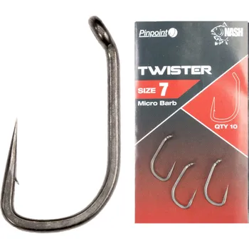 Rybářský háček Nash Háčky Pinpoint Twister Micro Barbed-Velikost 5
