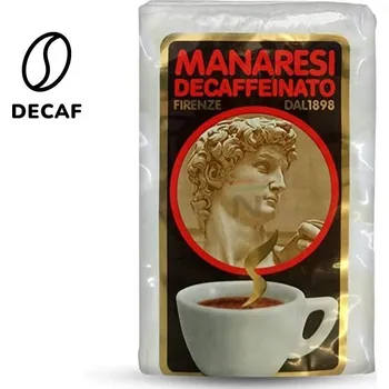 Káva Manaresi Decaffeinato bezkofeinová mletá káva 250g